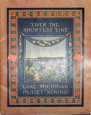 CHICAGO MILWAUKEE & ST PAUL RY TRAVEL BOOK