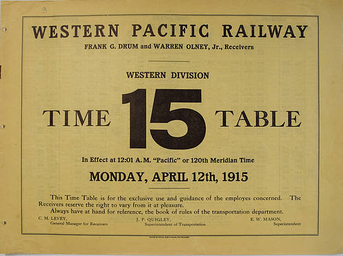 WESTERN PACIFIC EMPLOYEE TT