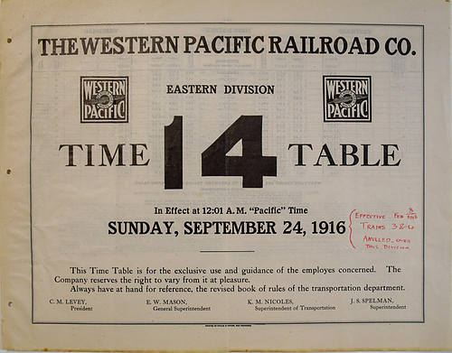 WESTERN PACIFIC EMPLOYEE TT
