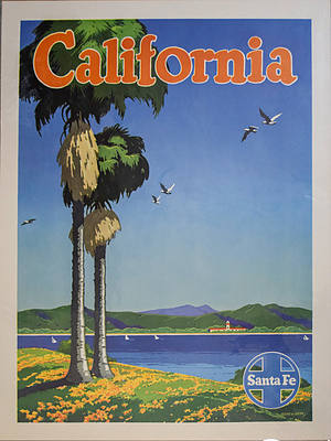 SANTA FE POSTER - California