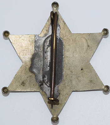 C&NW RY POLICE # 486 BADGE