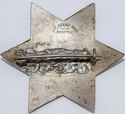 CM&SP RY POLICE BADGE