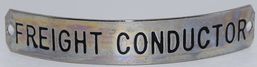 FREIGHT CONDUCTOR BADGE