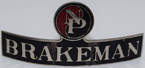 NP BRAKEMAN BADGE
