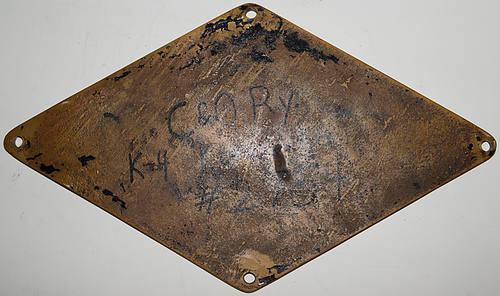 CHESAPEAKE & OHIO BUILDERS PLATE
