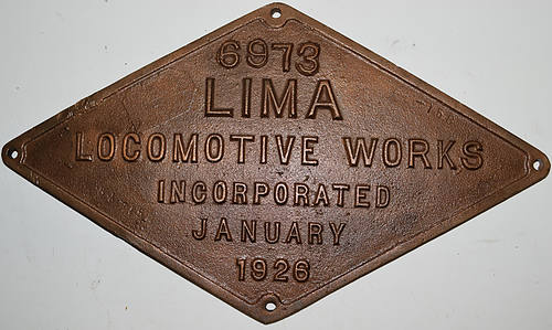 HOCKING VALLEY BUILDERS PLATE