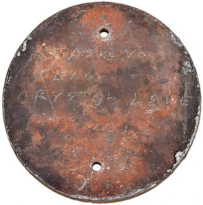 NORFOLK & WESTERN BUILDERS PLATE