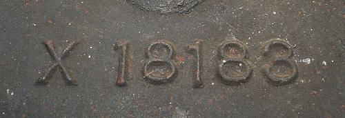 PENNSYLVANIA RR NUMBER PLATE