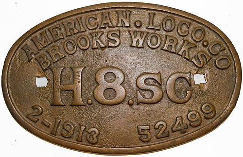 PENNSYLVANIA RR BUILDERS PLATE