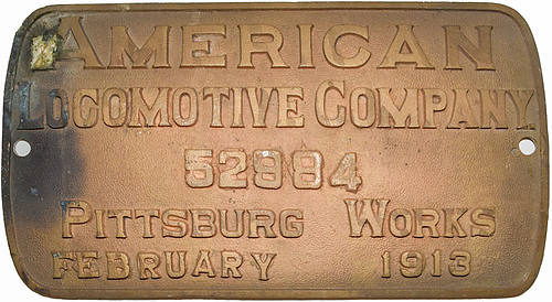 SAN DIEGO & SOUTH EASTERN BUILDERS PLATE