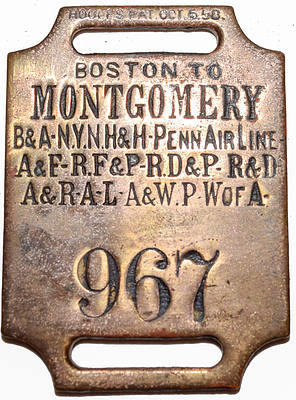 BOSTON TO MONTGOMERY TAG