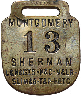 MONTGOMERY TO SHERMAN TAG
