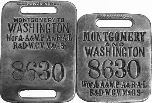 MONTGOMERY AND WASHINGTON TAG