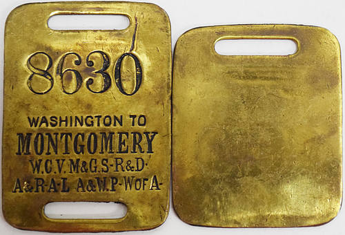 MONTGOMERY AND WASHINGTON TAG