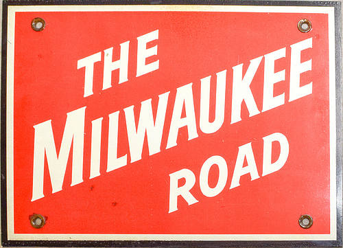 MILWAUKEE ROAD SIGN
