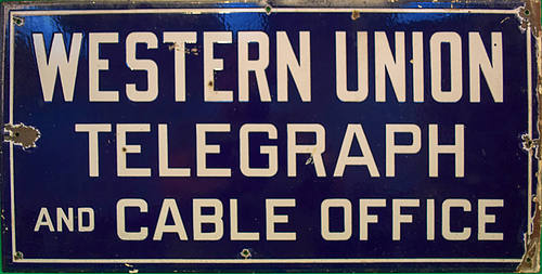 WESTERN UNION SIGN