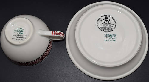 AT&SF MIMBRENO TEACUP & SAUCER