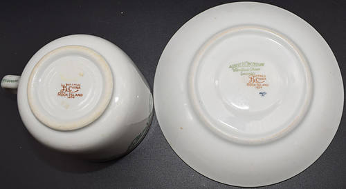 CRI&P LA SALLE CUP & SAUCER
