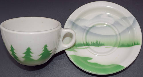 GN GLORY OF THE WEST CUP & SAUCER
