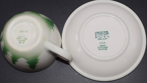 GN GLORY OF THE WEST CUP & SAUCER