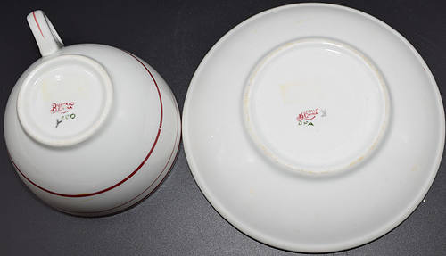NEW ENGLAND STEAMSHIP CUP & SAUCER