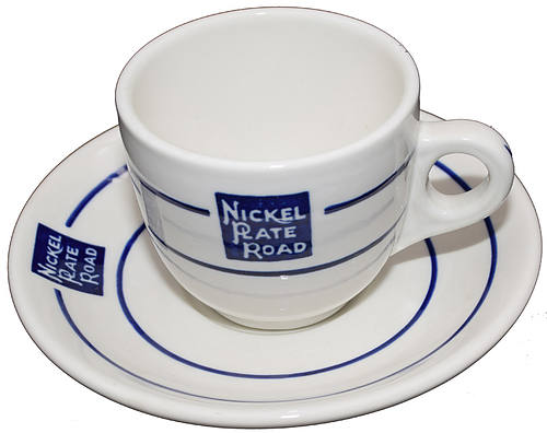 NYC&STL BELLVUE CUP & SAUCER