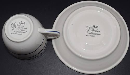 NYC&STL BELLVUE CUP & SAUCER