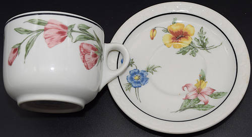 SP PRAIRIE MTN WILDFLOWER CUP & SAUCER