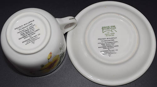 SP PRAIRIE MTN WILDFLOWER CUP & SAUCER