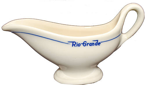 D&RGW PROPECTOR SAUCE BOAT