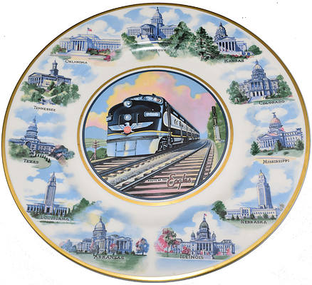 MP STATE CAPITOLS PLATE