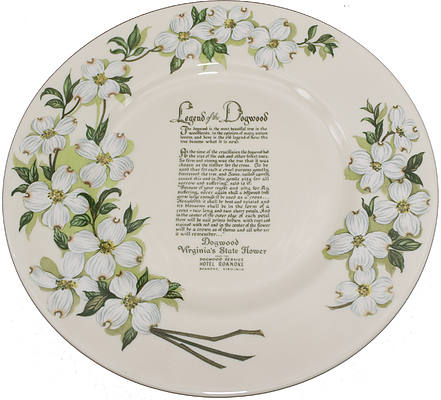 N&W DOGWOOD PLATE