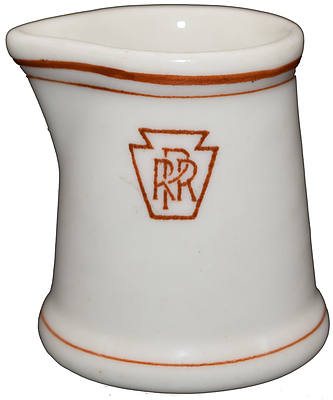 PRR BROWN KEYSTONE CREAMER