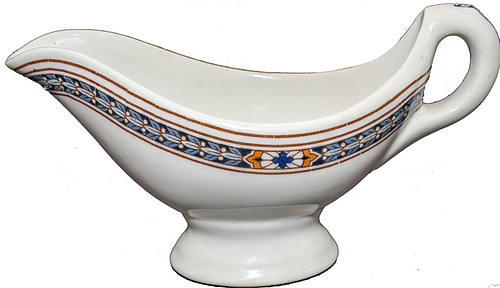 PRR PURPLE LAUREL SAUCE BOAT