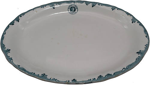 SPLA&SL HARRIMAN BLUE PLATTER