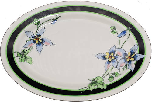 UP COLUMBINE PLATTER
