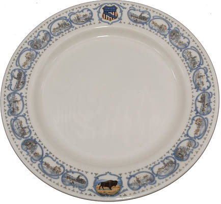 UP HISTORICAL PLATE