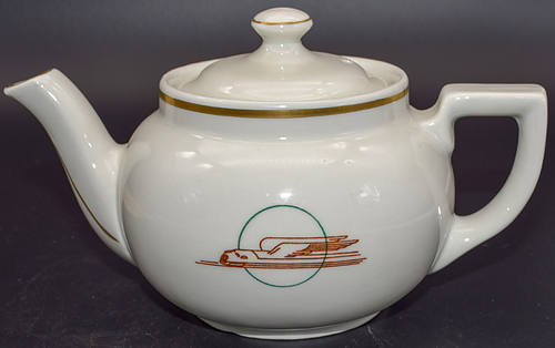 UP WINGED STREAMLINER TEAPOT