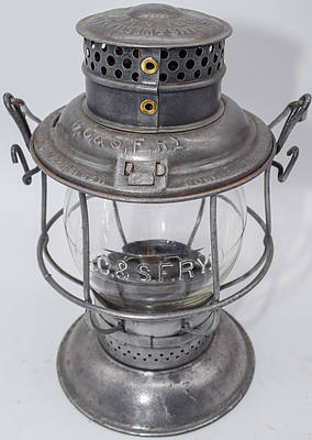 GC&SFRY LANTERN