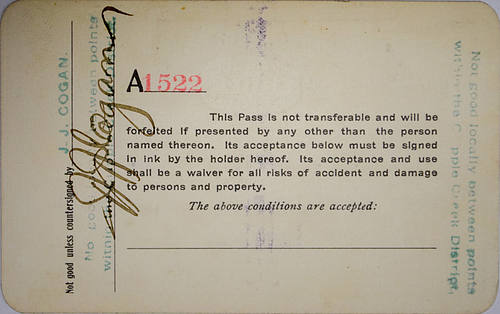 FLORENCE & CRIPPLE CREEK RAILROAD PASS