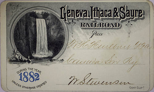 GENEVA ITHACA & SAYRE RAILROAD PASS