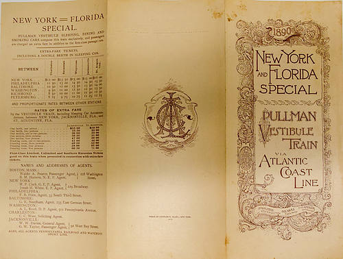 ATLANTIC COAST LINE TIMETABLE