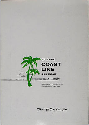 ATLANTIC COAST LINE MENU