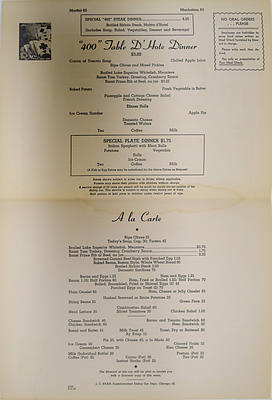 CHICAGO & NORTH WESTERN SYSTEM MENU