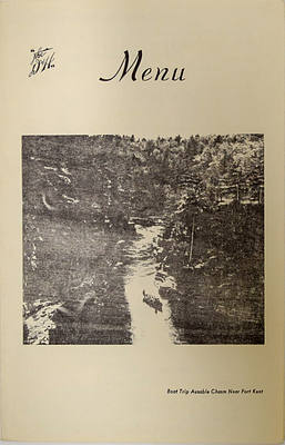 The DELAWARE & HUDSON MENU
