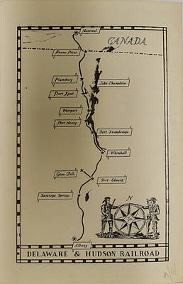 The DELAWARE & HUDSON MENU