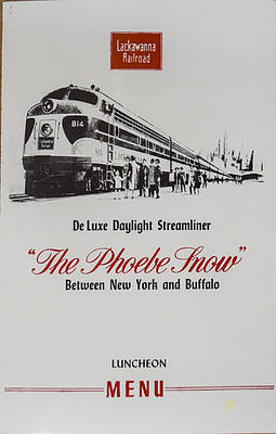 LACKAWANNA RAILROAD MENU