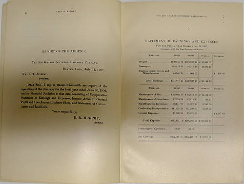 RIO GRANDE SOUTHERN RR CO ANNUAL REPORT