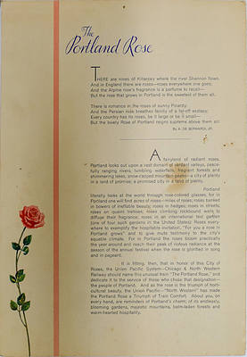 UNION PACIFIC MENU
