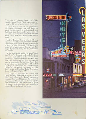 UNION PACIFIC MENU
